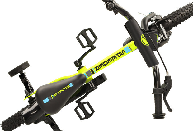 AMIGO Speeder 14 Inch Jongens Terugtraprem Geel/Zwart