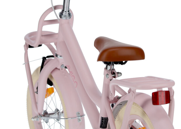 AMIGO Bella 14 Inch Meisjes Terugtraprem Roze
