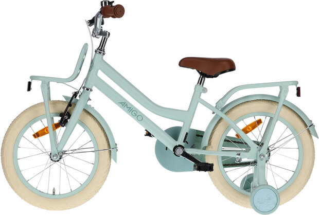 AMIGO Bella 16 Inch Meisjes Terugtraprem Groen