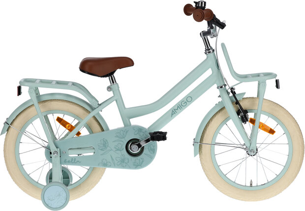 AMIGO Bella 16 Inch Meisjes Terugtraprem Groen