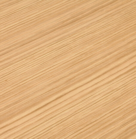 Design vergader- / eettafel 'XLINE' 200 in natuurlijke houtafwerking met zwarte structuur - 200x100 cm