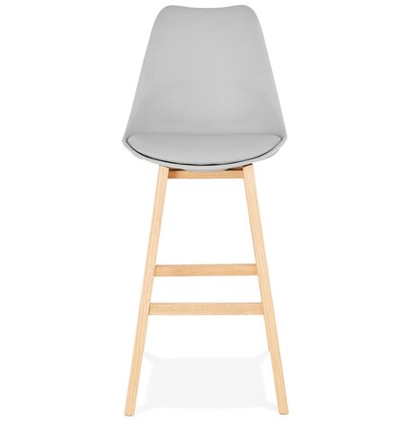 Barkruk ‘CAMILA' grijs Scandinavische stijl