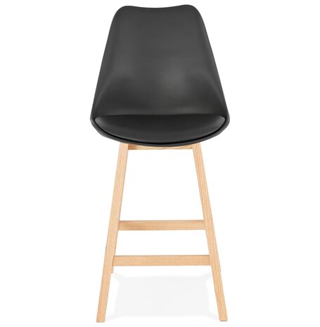 Halfhoge kruk ‘CAMILA MINI' zwart Scandinavische stijl