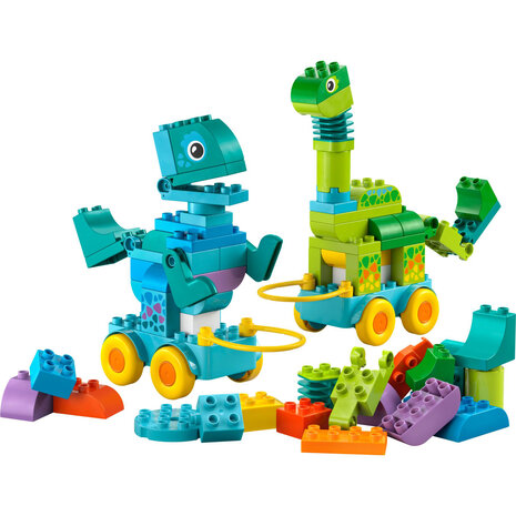 LEGO DUPLO Town 3-in-1 dinosaurussen op wielen