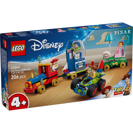 LEGO Disney Pixar Toy Story feesttrein en RC Auto