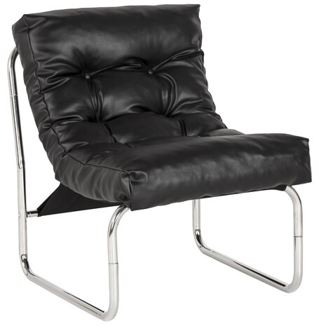 Zwarte loungezetel 'LOFT'
