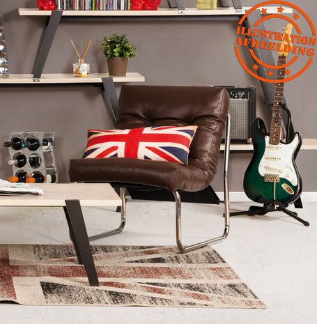 Bruine loungezetel 'LOFT'