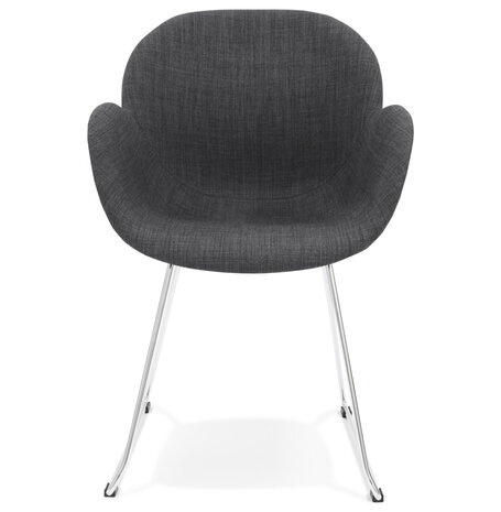 Designstoel ‘JUMBO' in donkergrijze stof