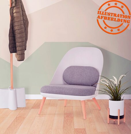 Design loungefauteuil 'TICOS' in Scandinavische stijl