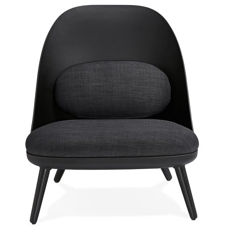 Design loungezetel 'TICOS' zwart