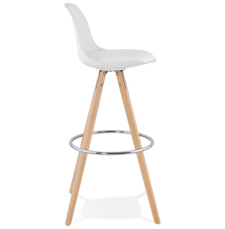 Design barkruk 'TATAMI' wit