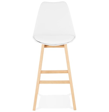 Barkruk ‘CAMILA' wit Scandinavische stijl