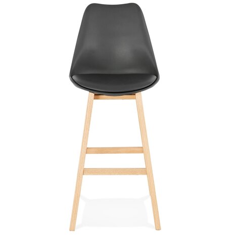 Barkruk ‘CAMILA' zwart Scandinavische stijl