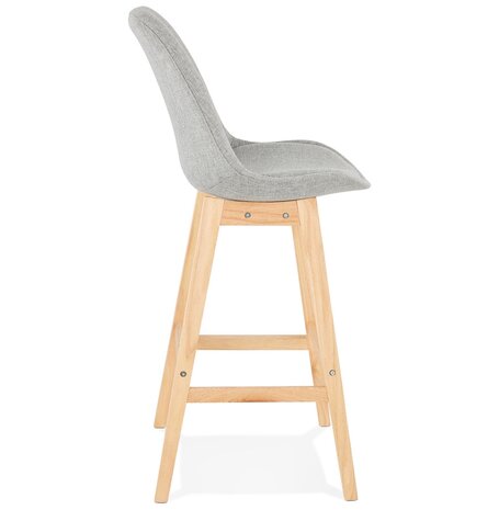 Scandinavische barkruk ‘TERESA' van grijze stof