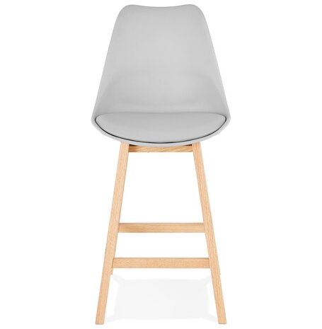 Halfhoge kruk ‘CAMILA MINI' grijs Scandinavische stijl