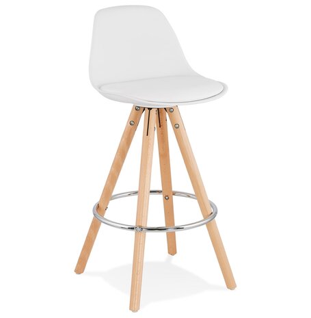 Halfhoge kruk 'TATAMI MINI' wit