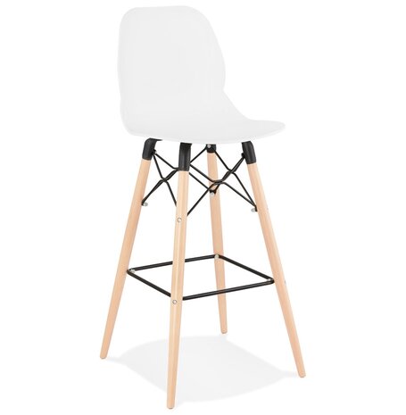 Design barkruk 'COSMIK' wit Scandinavische stijl