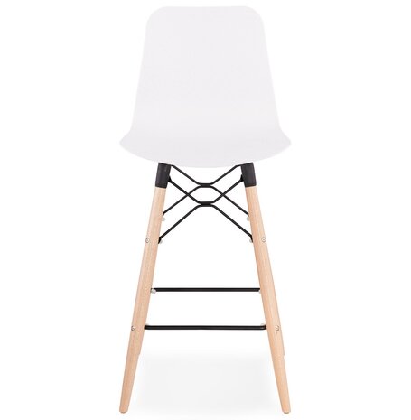 Halfhoge kruk 'MOZAIK MINI' wit Scandinavische stijl