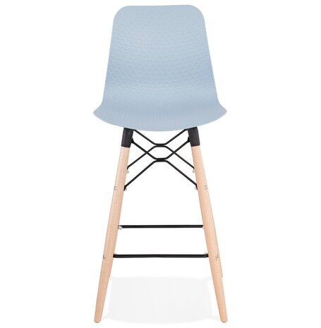 Halfhoge kruk 'MOZAIK MINI' blauw Scandinavische stijl