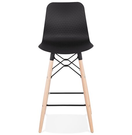 Halfhoge kruk 'MOZAIK MINI' zwart Scandinavische stijl