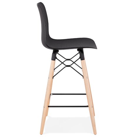 Halfhoge kruk 'MOZAIK MINI' zwart Scandinavische stijl