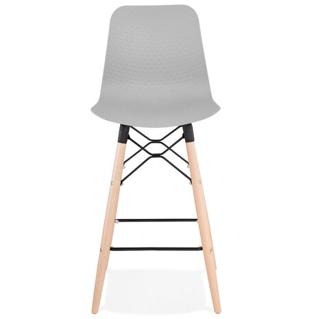 Halfhoge kruk 'MOZAIK MINI' grijs Scandinavische stijl