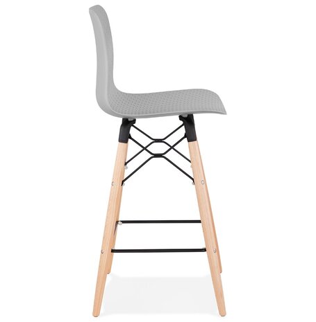 Halfhoge kruk 'MOZAIK MINI' grijs Scandinavische stijl