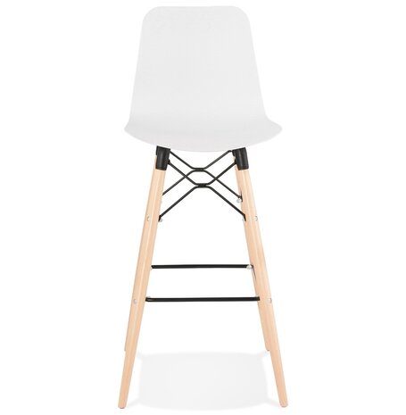 Design barkruk 'MOZAIK' wit Scandinavische stijl