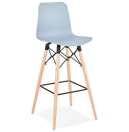 Design barkruk 'MOZAIK' blauw Scandinavische stijl