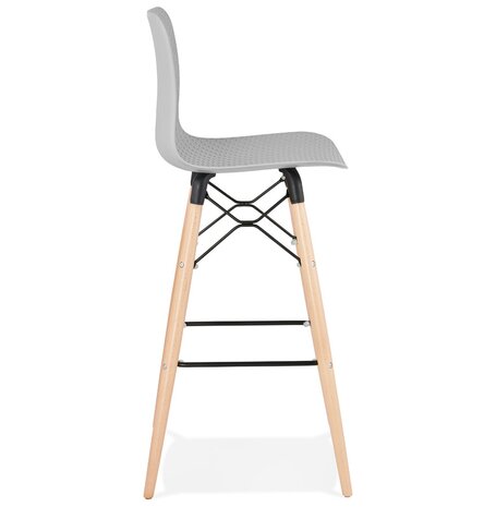Design barkruk 'MOZAIK' grijs Scandinavische stijl