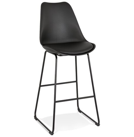 Zwarte design barkruk 'CHOKO'