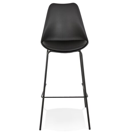Zwarte design barkruk 'LEMON'
