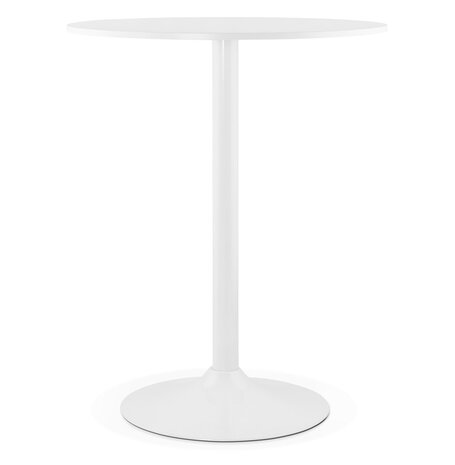 Staantafel / hoge tafel 'CARACAS' wit - Ø 90 cm