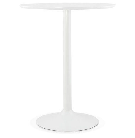 Staantafel / hoge tafel 'MADISON' wit - Ø 90 cm
