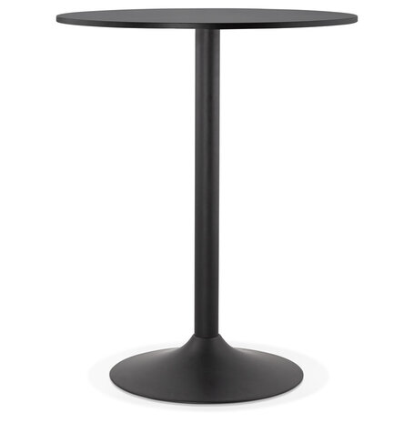 Staantafel / hoge tafel 'BRASILIA' zwart - Ø 90 cm