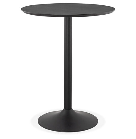 Staantafel / hoge tafel 'OSTERIA' zwart - Ø 90 cm