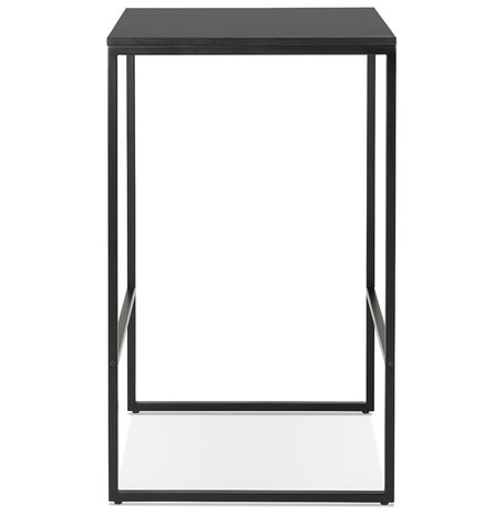 Hoge, zwarte, industriële 'ORTOS' tafel