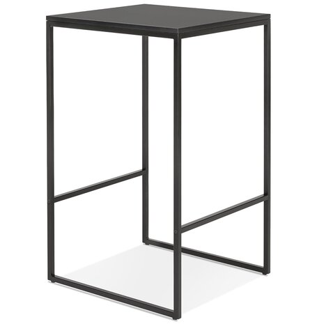 Hoge, zwarte, industriële 'ORTOS' tafel