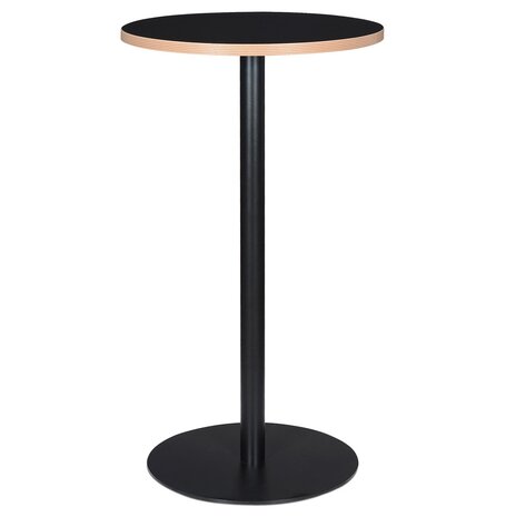 Zwarte ronde statafel 'POLLUX ROUND' - Ø 60 cm