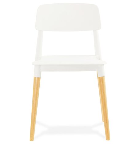 Moderne, witte stoel 'TRENDY' in Scandinavische stijl
