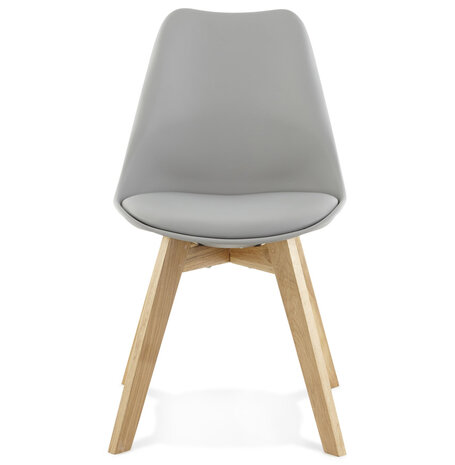 Moderne stoel 'TEKI' grijs