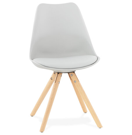 Grijze, Scandinavische stoel 'GOUJA'