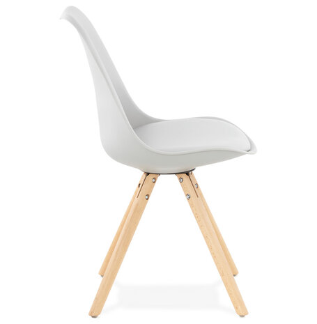 Grijze, Scandinavische stoel 'GOUJA'