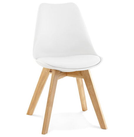 Witte, moderne stoel 'TEKI'