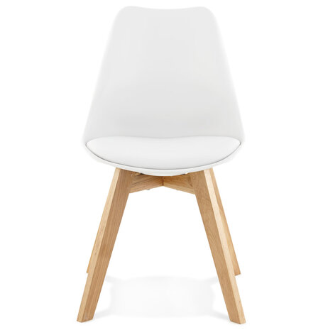Witte, moderne stoel 'TEKI'