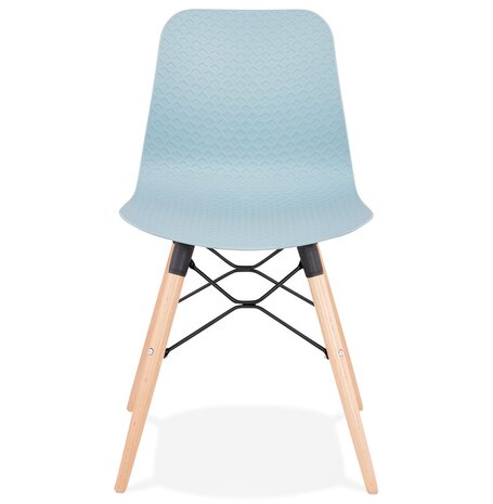 Scandinavische stoel 'TONIC' blauw design