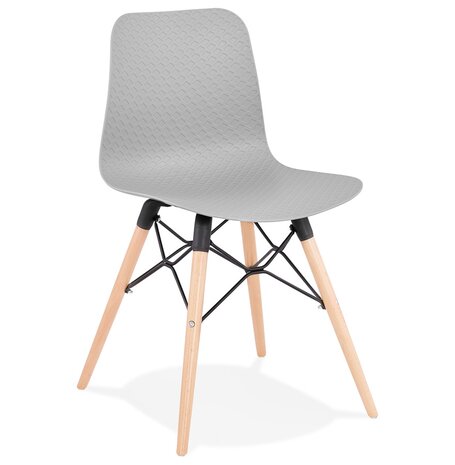 Scandinavische stoel 'TONIC' grijs design