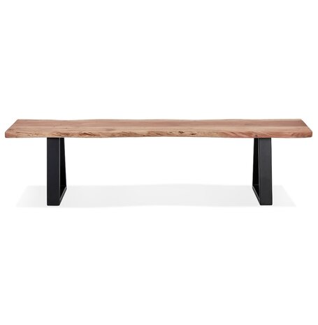 Industriële bank 'RAFA BENCH' van massief hout en metaal - 180 cm