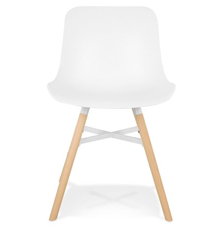 Witte design stoel 'GLADYS'