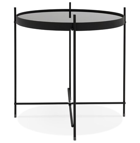 Zwarte opklapbare bijzettafel 'KOLOS'